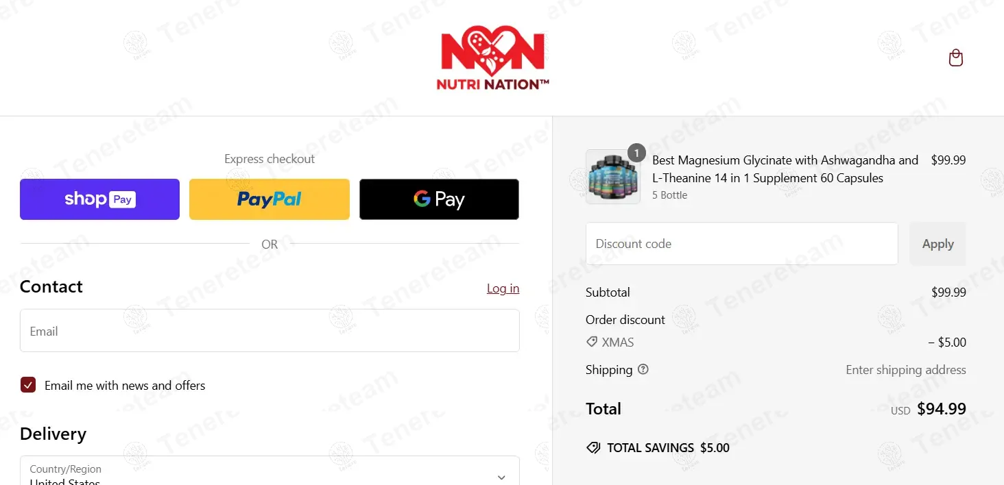 Nutri Nation apply coupon code