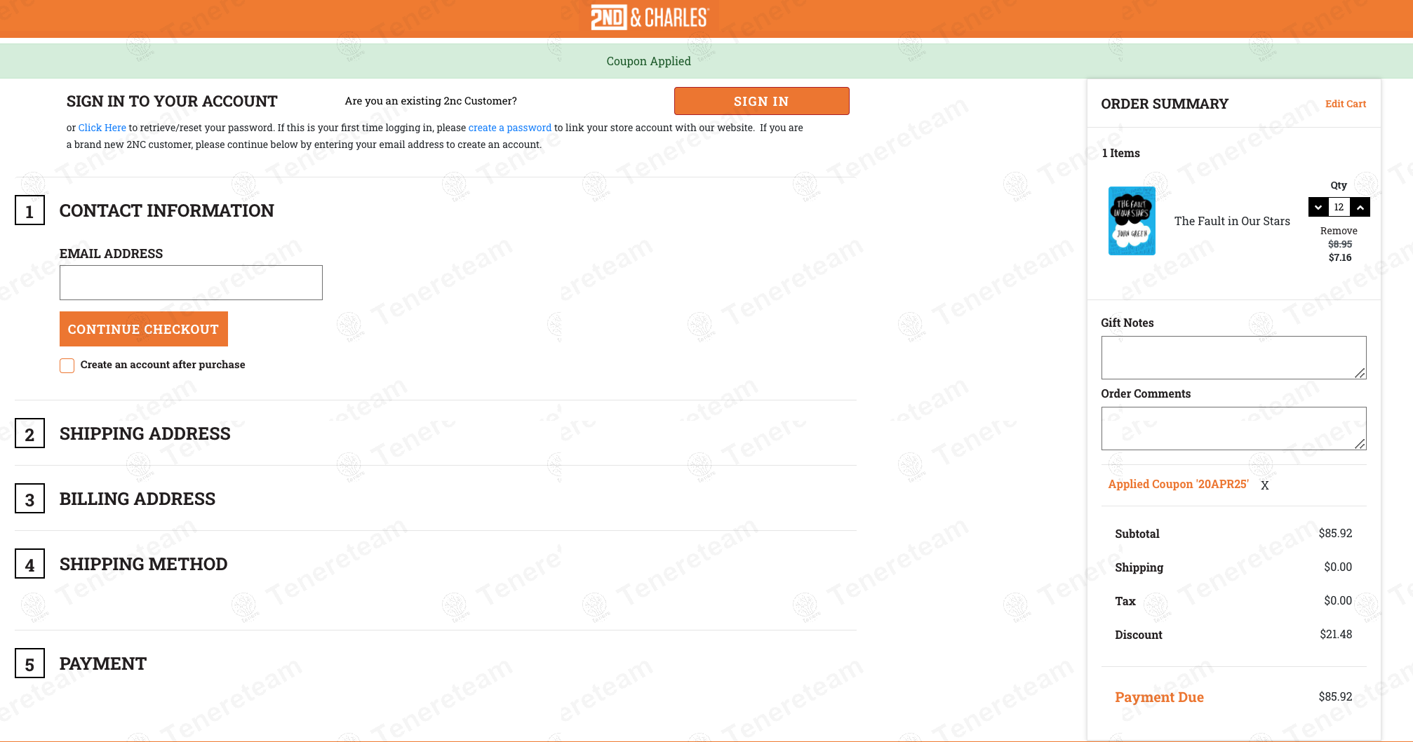 2Nd & Charles coupon code: 20% off with 20APR25. Tested and valid as 1 year ago.