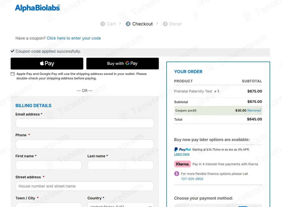 Alpha Biolabs USA coupon code: $30 off with PRE30. Tested and valid as 2 days ago.