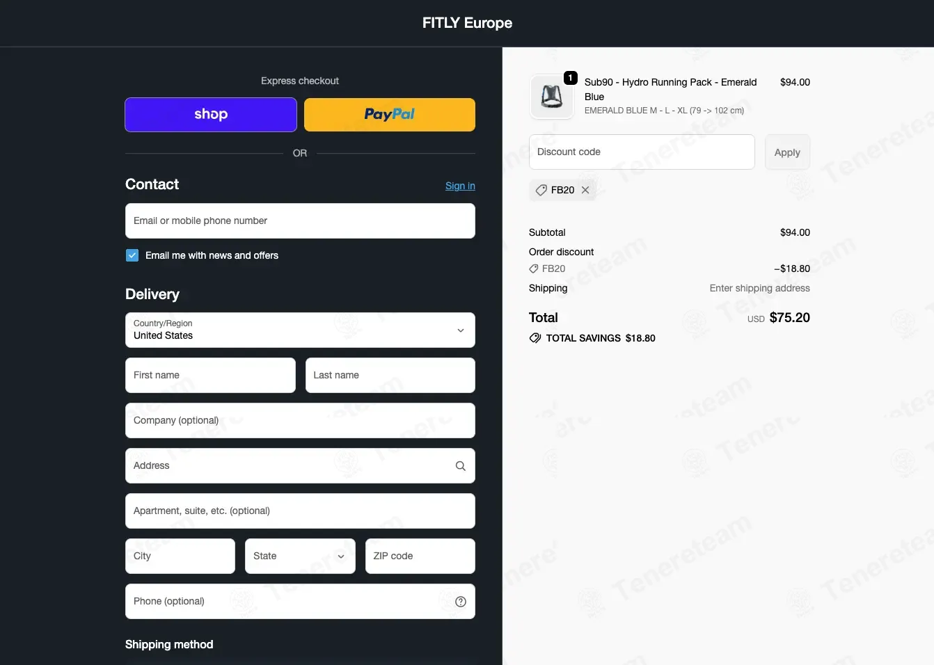 Fitly Run EU apply coupon code