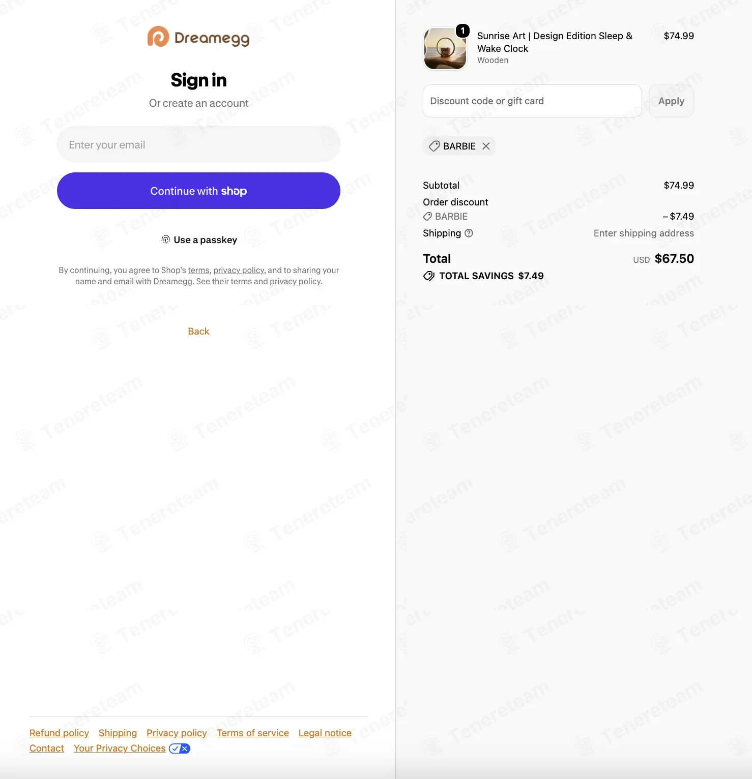 Dreamegg coupon code re-checked and confirmed working at checkout