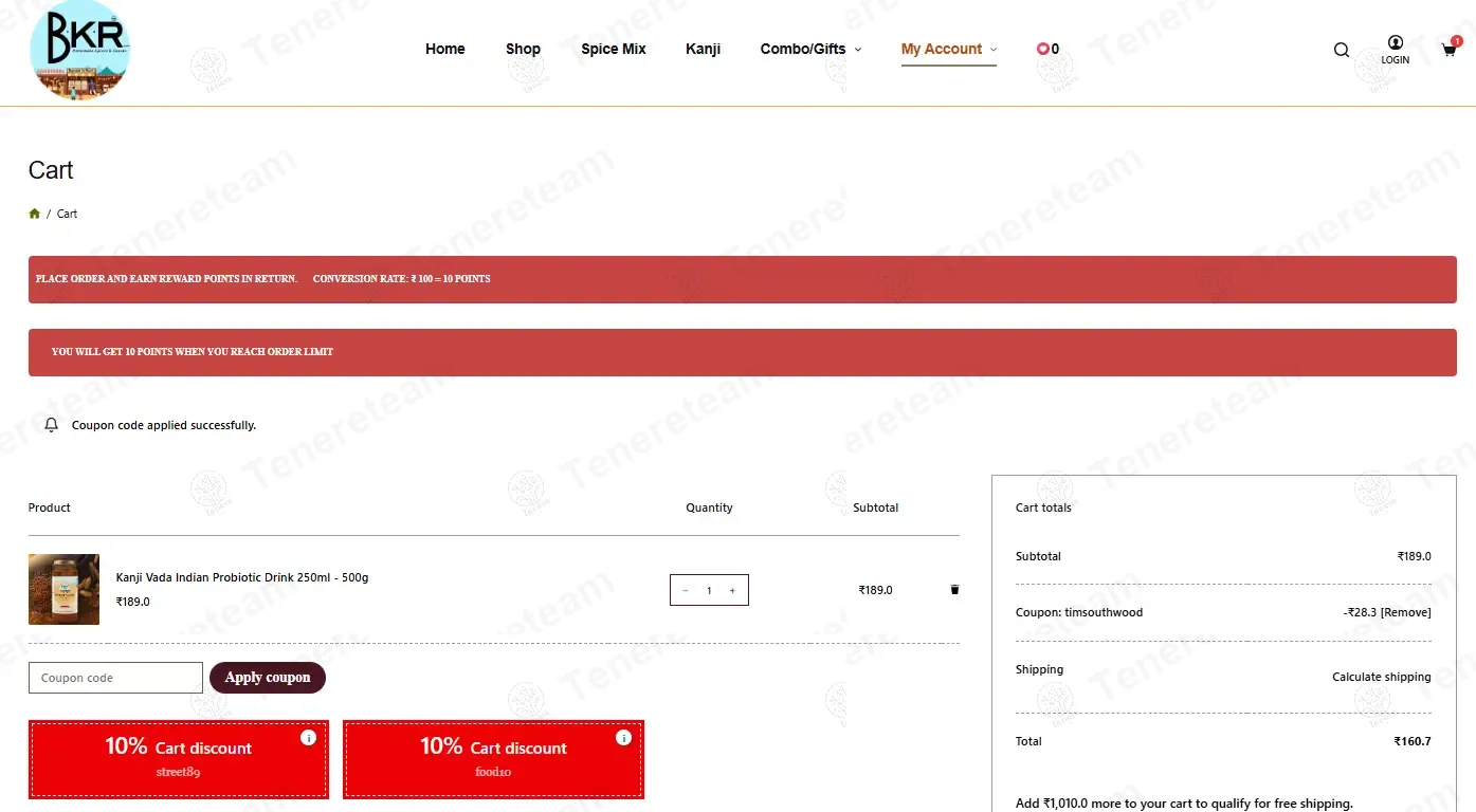 Bazaarooh coupon code: 15% off with timsouthwood. Tested and valid as 1 year ago.