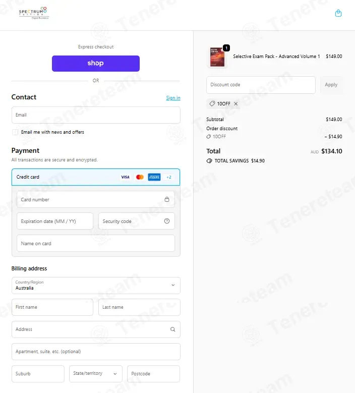 Spectrum Tuition Digital Shop coupon code: 10% off with 10OFF. Tested and valid as 1 day ago.
