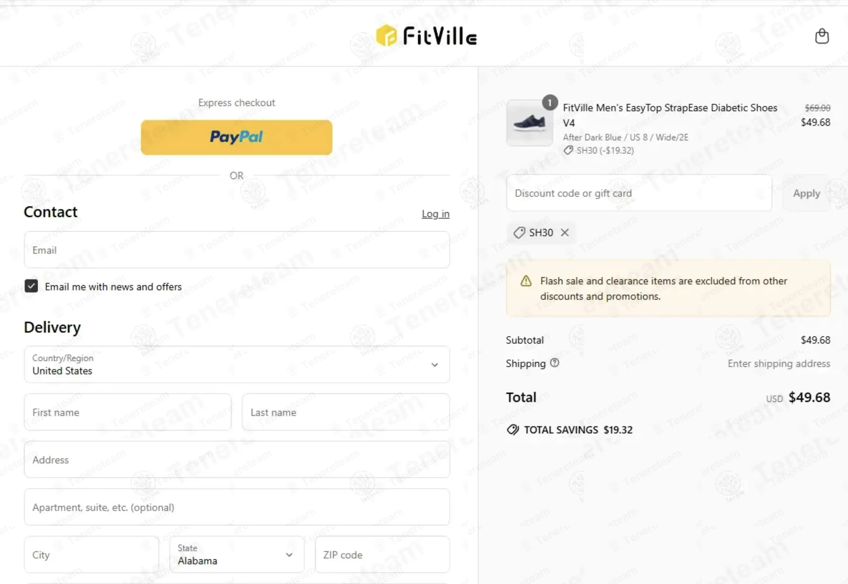 The FitVille coupon code: 30% off with SH30. Tested and valid as 1 month ago.