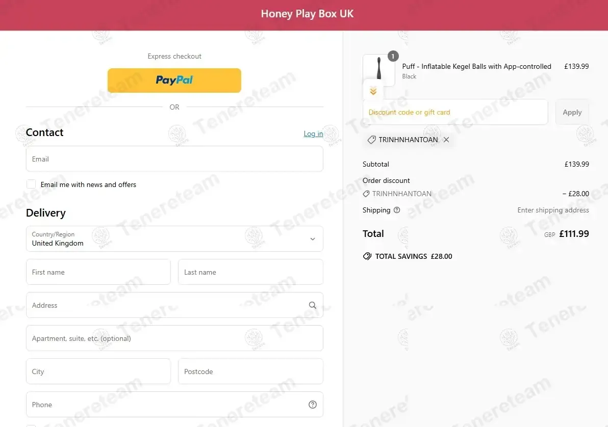Honey Play Box UK coupon code: 20% off with TRINHNHANTOAN. Tested and valid as 1 month ago.
