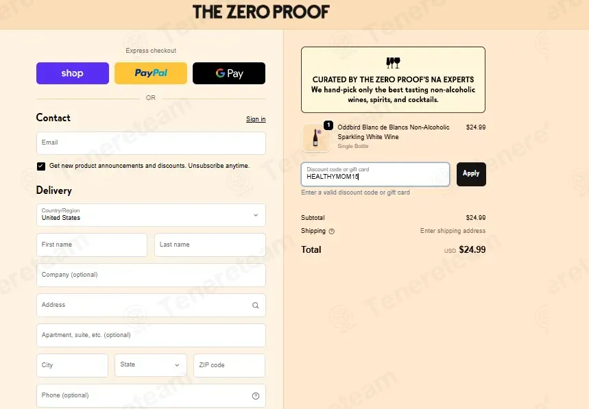 The Zero Proof coupon code: 15% off with HEALTHYMOM15. Tested and valid as 57 minutes ago.