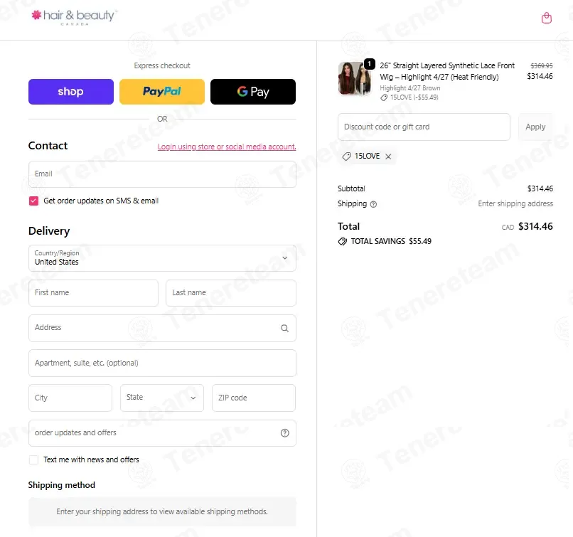 Beauty Supply Store coupon code: 15% off with 15LOVE. Tested and valid as 3 weeks ago.