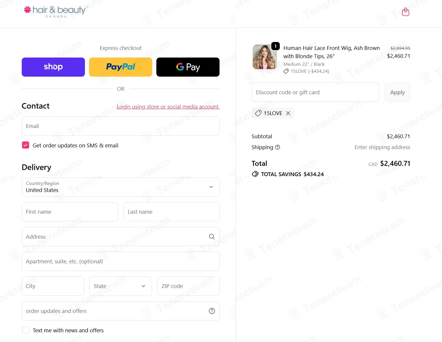 Beauty Supply Store coupon code: 15% off with 15LOVE. Tested and valid as 3 weeks ago.