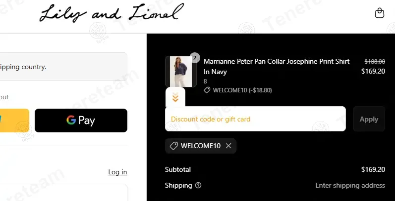 Lily and Lionel coupon code: 10% off with WELCOME10. Tested and valid as 1 year ago.