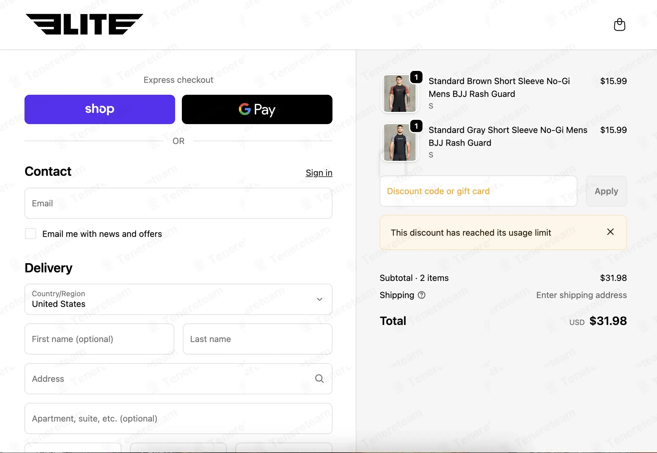 Elite Sports coupon code: $5 off with KLLX6PVDLX. Tested and valid as 1 month ago.