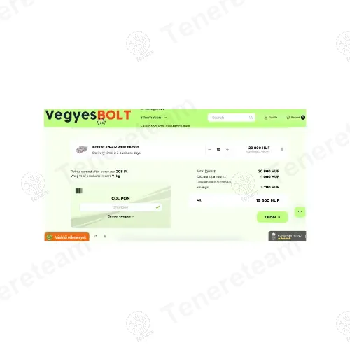 Vegyes Bolt coupon code: 5% off with STEF1000. Tested and valid as 1 year ago.