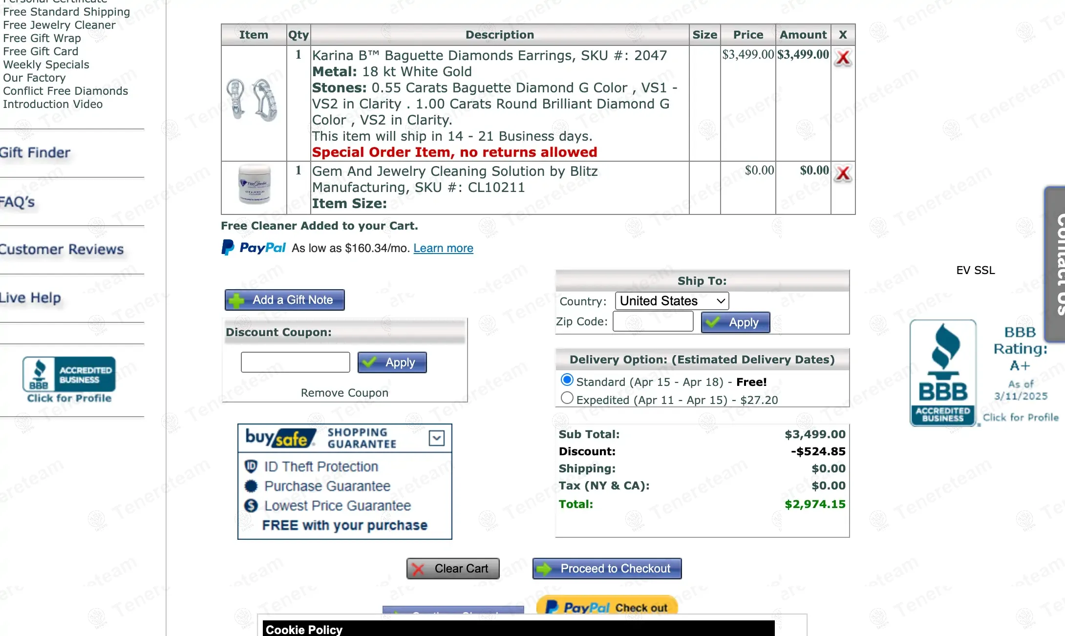 Fine Jewelers coupon code: 15% off with REDTAG. Tested and valid as 1 year ago.