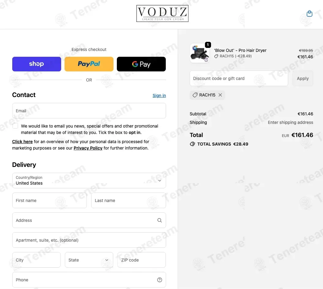 Voduz Hair coupon code: 15% off with RACH15. Tested and valid as 5 months ago.