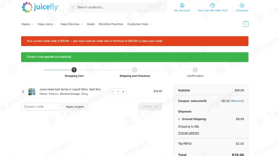 Juicefly coupon code: 10% off with WELCOME10. Tested and valid as 2 months ago.
