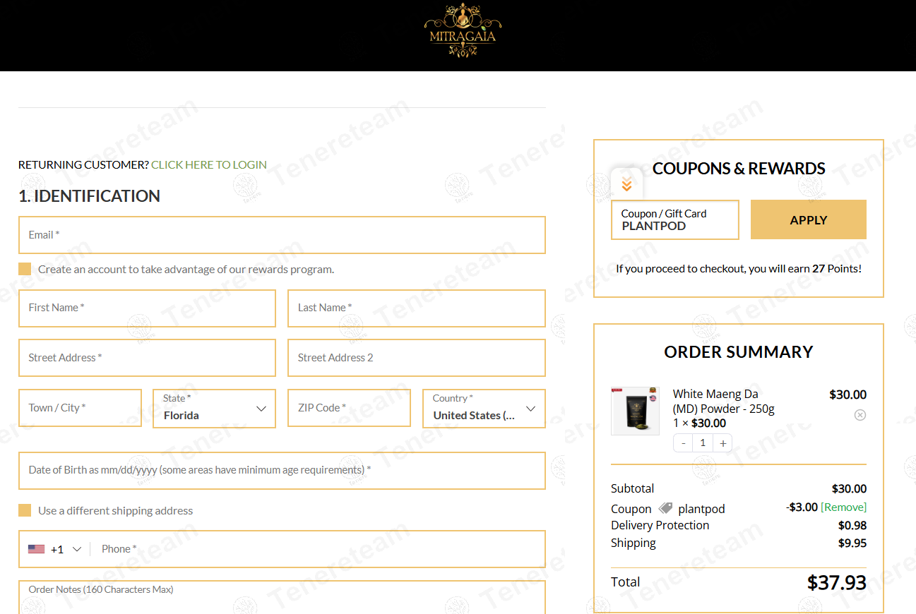 Gaia Ethnobotanical coupon code: 10% off with PLANTPOD. Tested and valid as 9 months ago.
