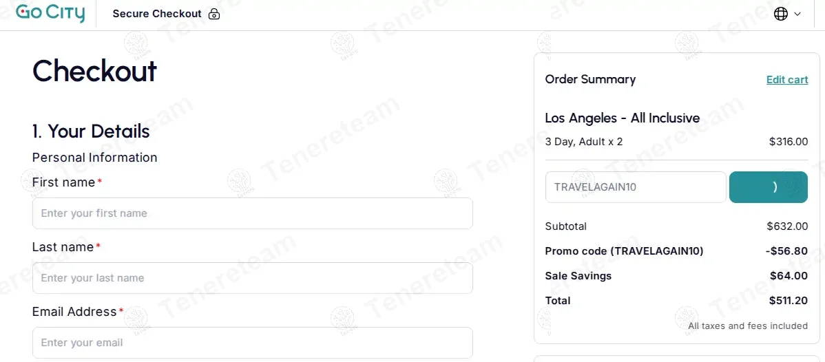 Go City coupon code: 8% off with TRAVELAGAIN10. Tested and valid as 1 year ago.