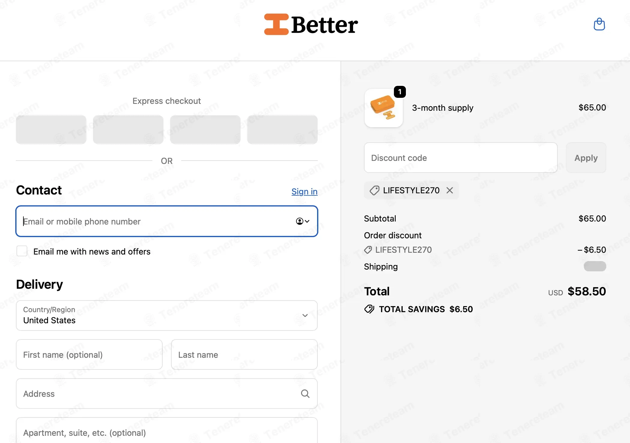 Better Mouth Tape coupon code: 10% off with LIFESTYLE270. Tested and valid as 1 month ago.