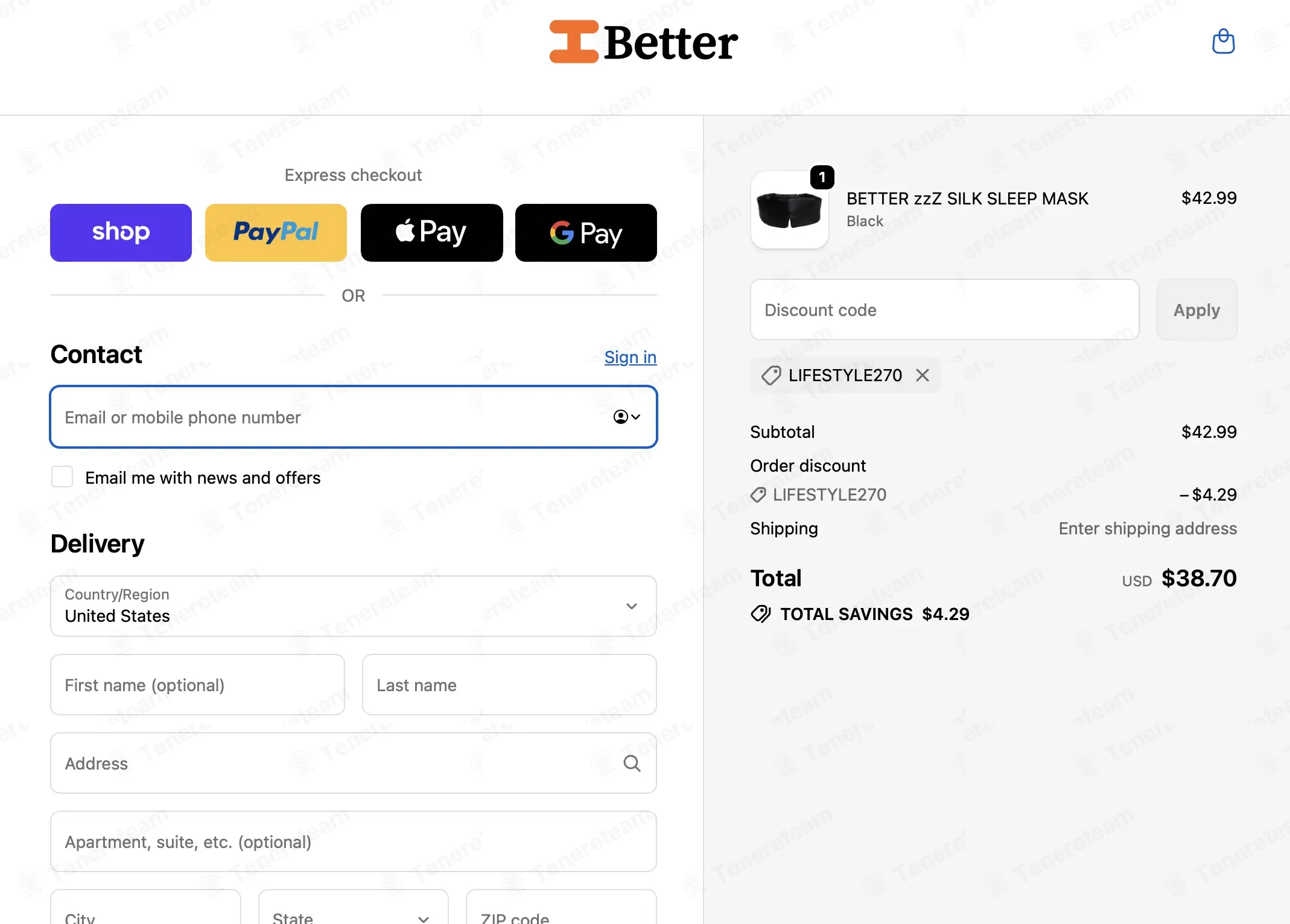 Better Mouth Tape coupon code: 10% off with LIFESTYLE270. Tested and valid as 1 month ago.