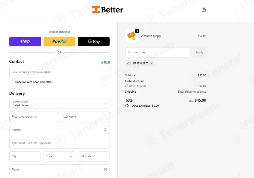 Better Mouth Tape coupon code: 10% off with LIFESTYLE270. Tested and valid as 1 month ago.