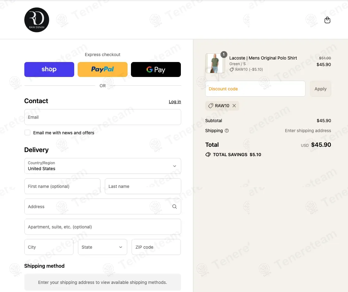Raw Denim UK coupon code: 10% off with RAW10. Tested and valid as 1 year ago.