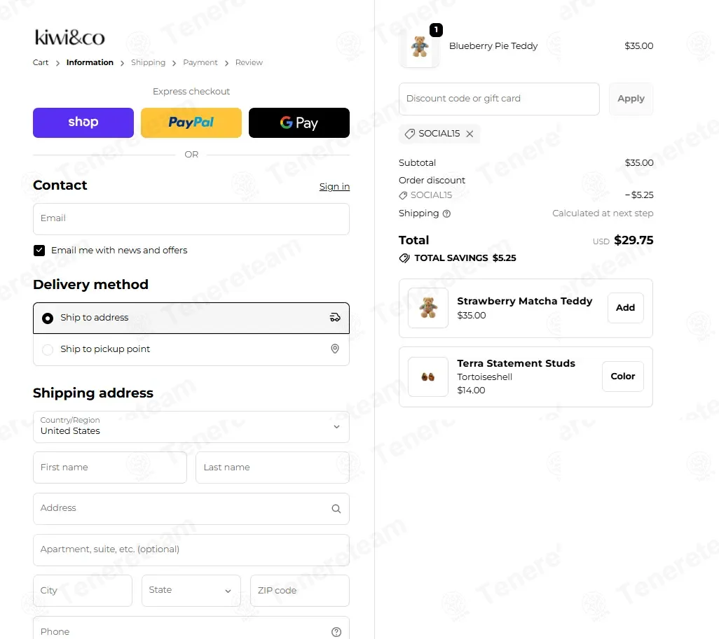 Kiwi and Co coupon code: 15% off with SOCIAL15. Tested and valid as 1 month ago.