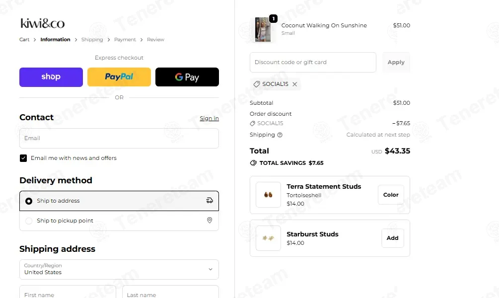 Kiwi and Co coupon code: 15% off with SOCIAL15. Tested and valid as 1 month ago.