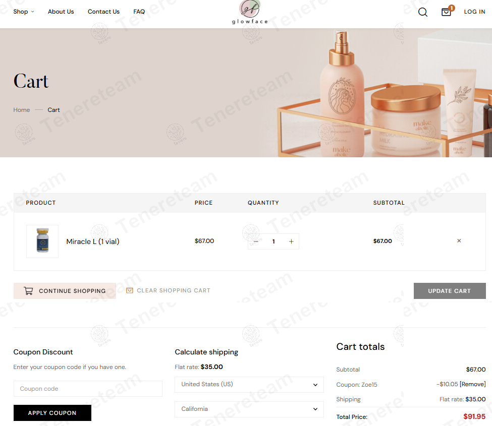 Glowface coupon code: 15% off with ZOE15. Tested and valid as 1 year ago.