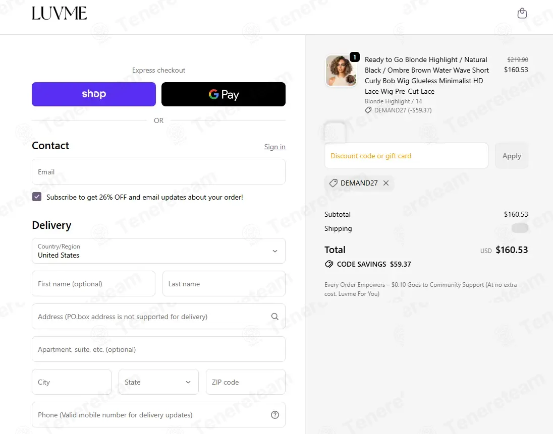 Luvme Hair coupon code: 27% off with DEMAND27. Tested and valid as 19 hours ago.