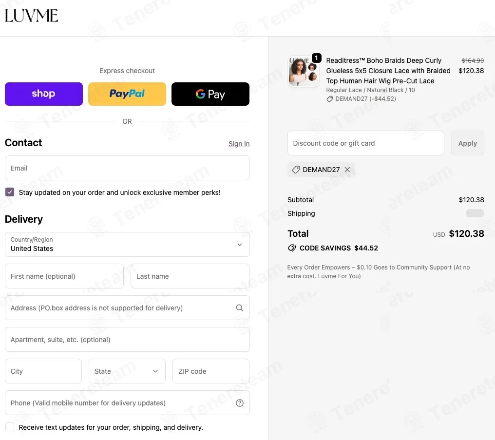 Luvme Hair coupon code: 27% off with DEMAND27. Tested and valid as 19 hours ago.
