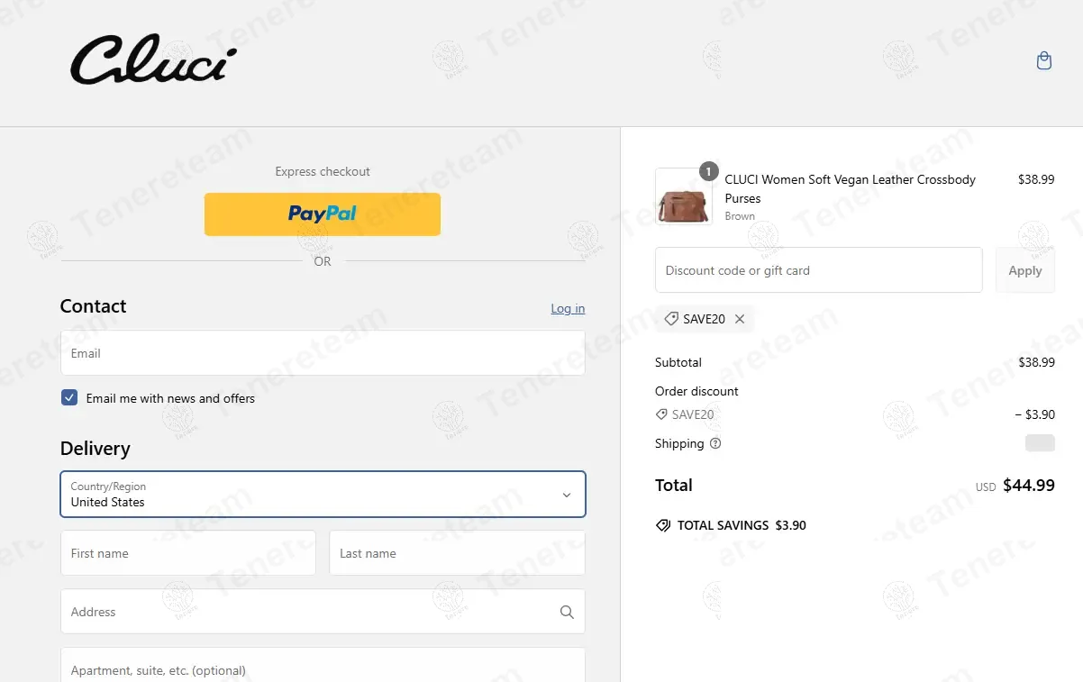 Cluci coupon code: 10% off with save20. Tested and valid as 1 year ago.
