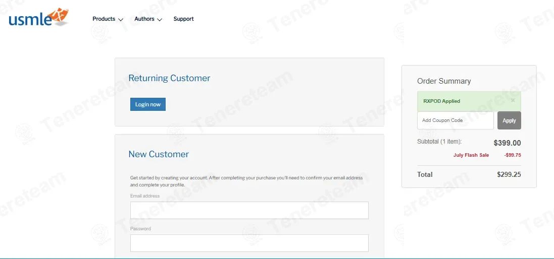 Usmle Rx apply coupon code