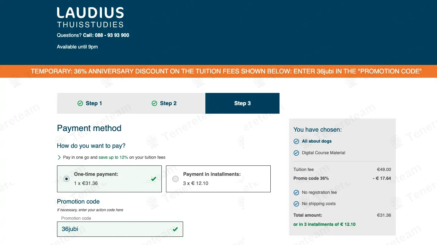 Laudius NL coupon code: 36% off with 36jubi. Tested and valid as 7 months ago.