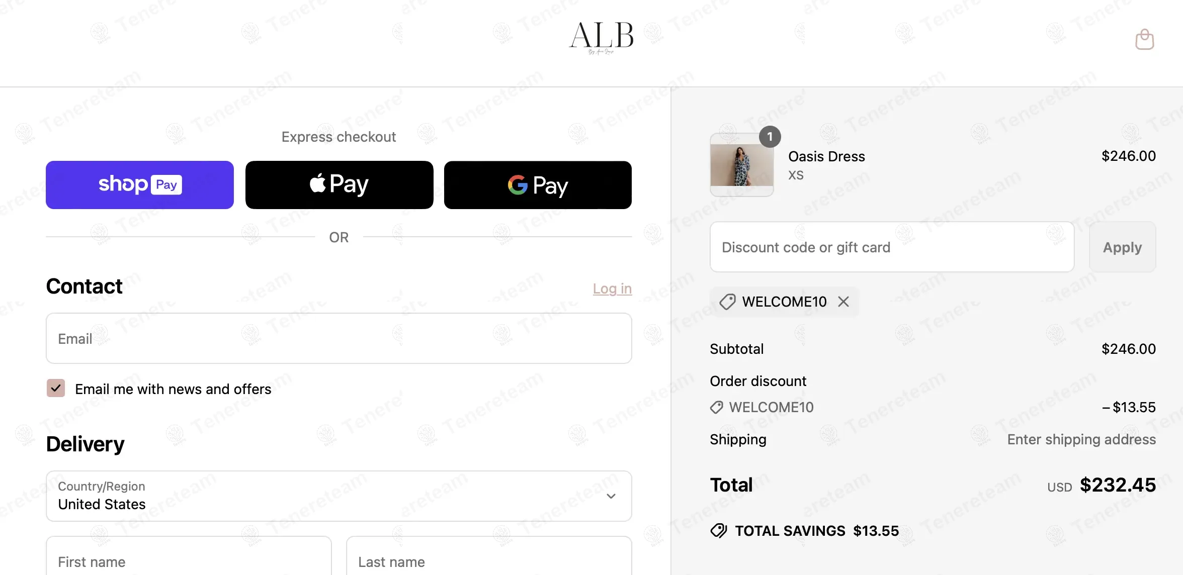 Anne Louise Boutique coupon code: 5% off with WELCOME10. Tested and valid as 9 months ago.