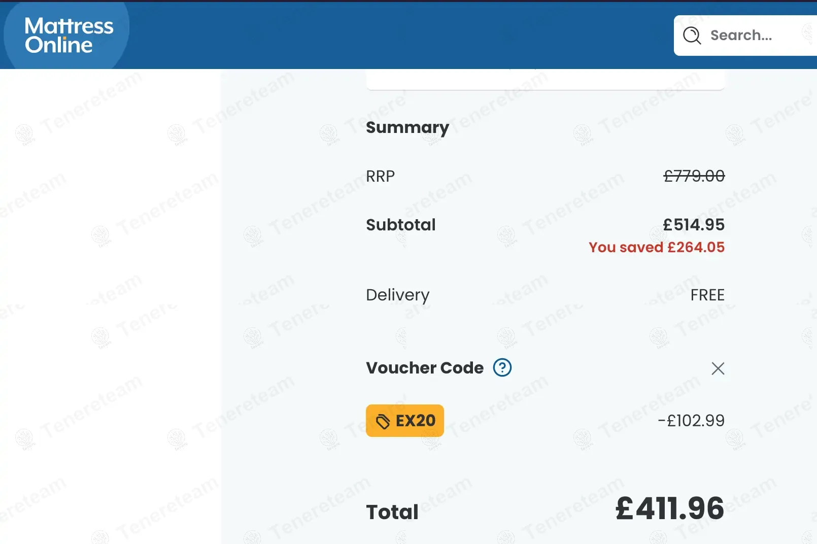 Mattress Online UK coupon code: 20% off with EX20. Tested and valid as 1 year ago.