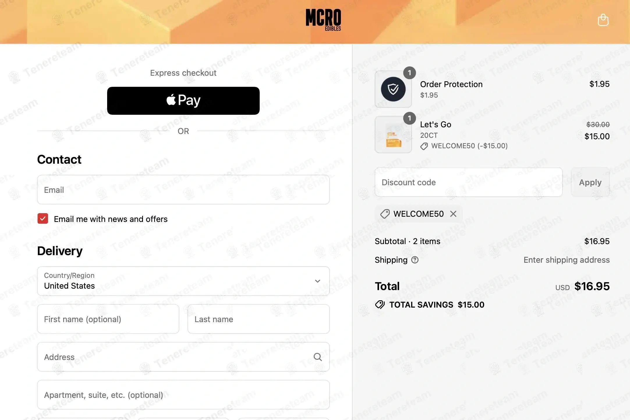 MCRO Edibles coupon code: 50% off with WELCOME50. Tested and valid as 1 week ago.