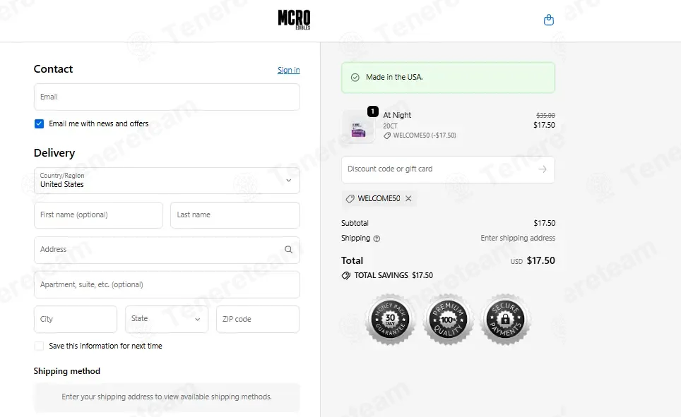 MCRO Edibles coupon code: 50% off with WELCOME50. Tested and valid as 1 week ago.