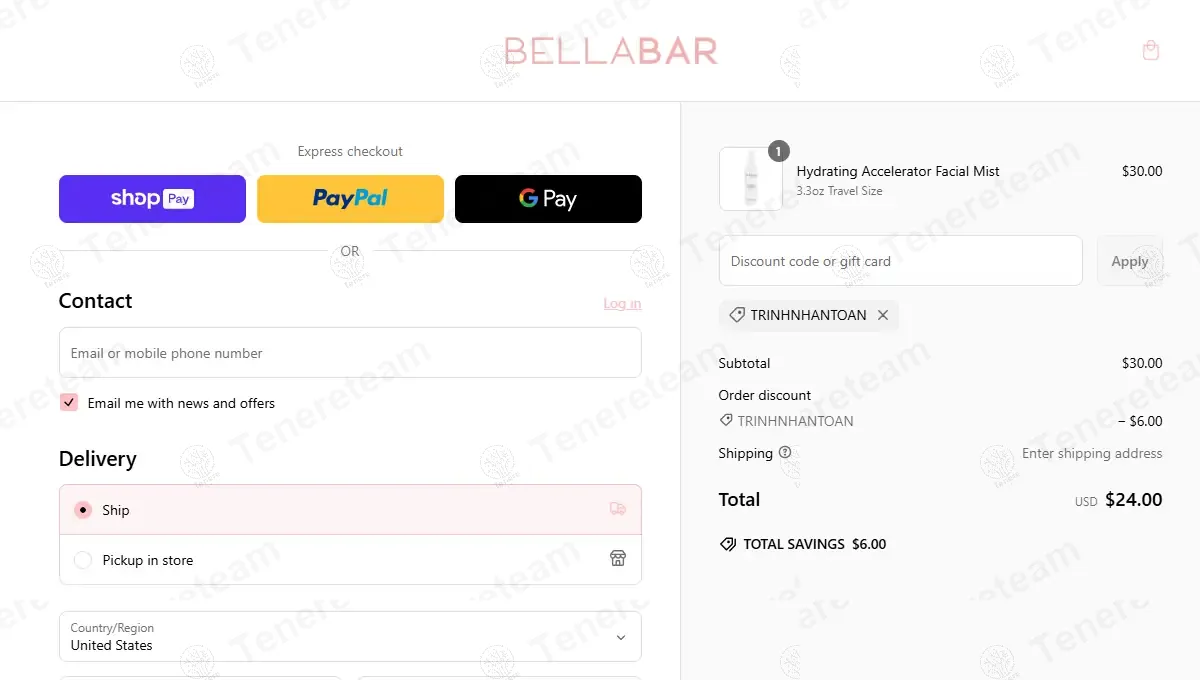 BellaBar Organic Beauty coupon code: 20% off with TRINHNHANTOAN. Tested and valid as 11 months ago.