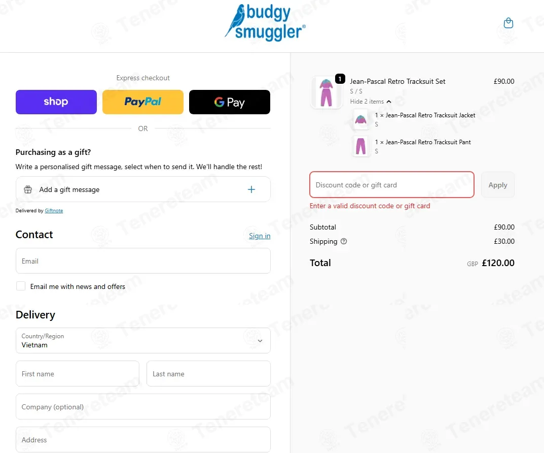 Budgy Smuggler UK coupon code: 10% off with WELCOME10. Tested and valid as 3 months ago.