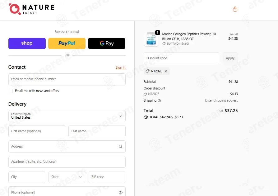 Nature Target coupon code: 10% off with NT2026. Tested and valid as 1 week ago.
