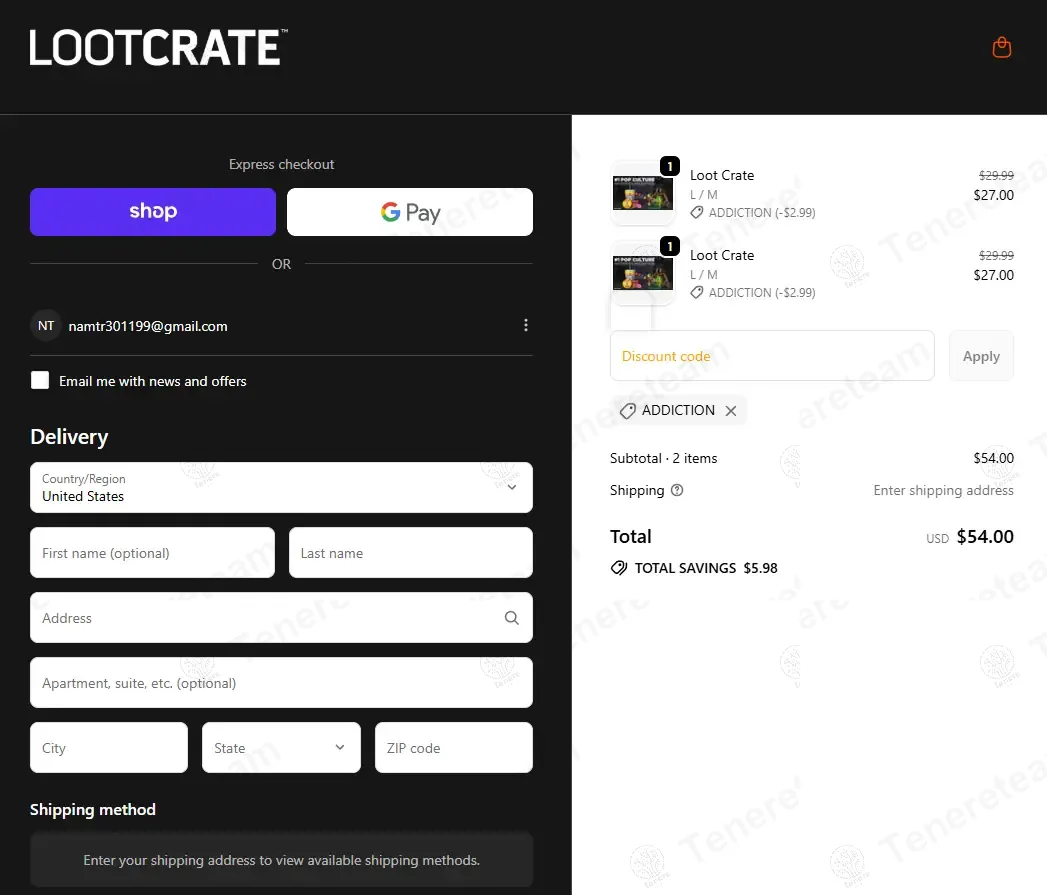 Loot Crate coupon code: 10% off with ADDICTION. Tested and valid as 9 months ago.