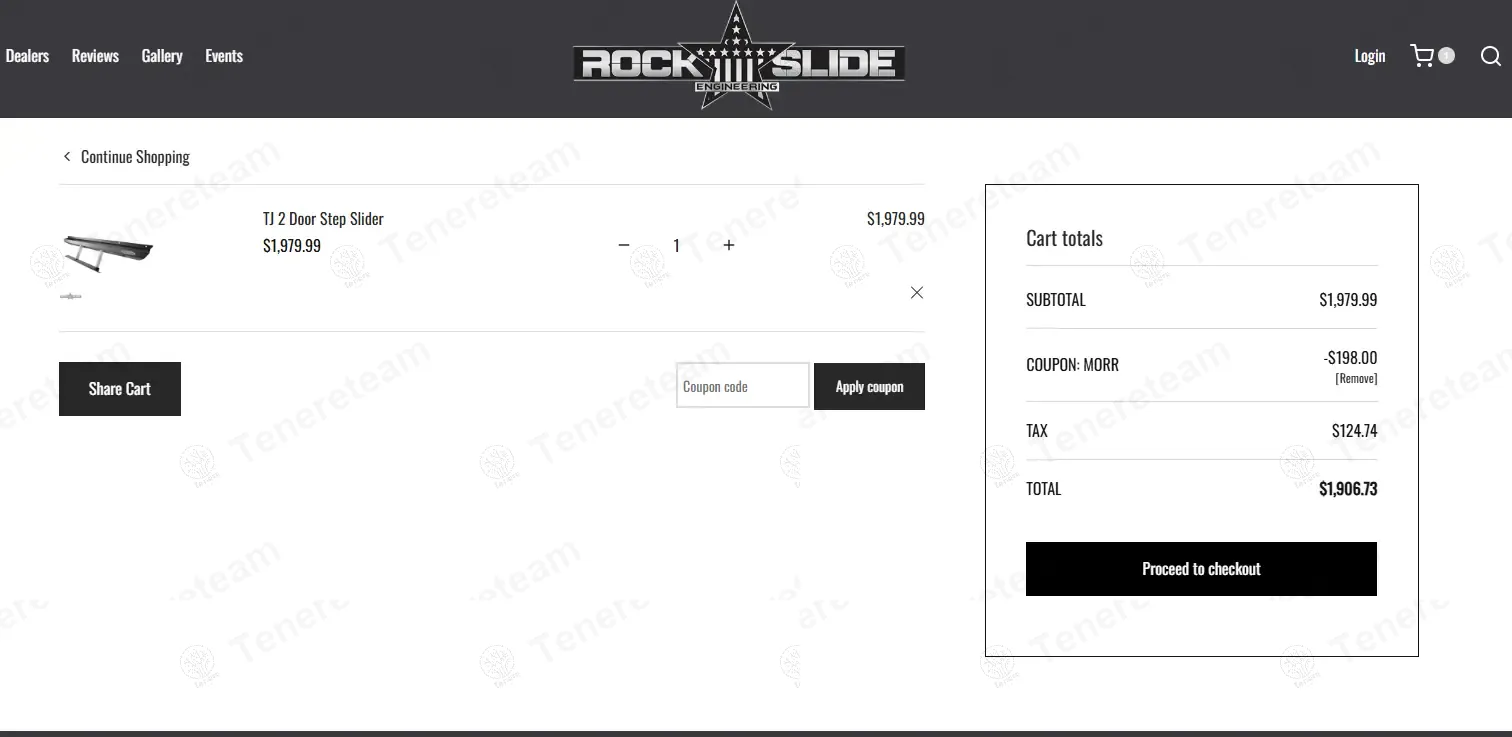 Rock Slide Engineering coupon code: 10% off with morr. Tested and valid as 1 year ago.