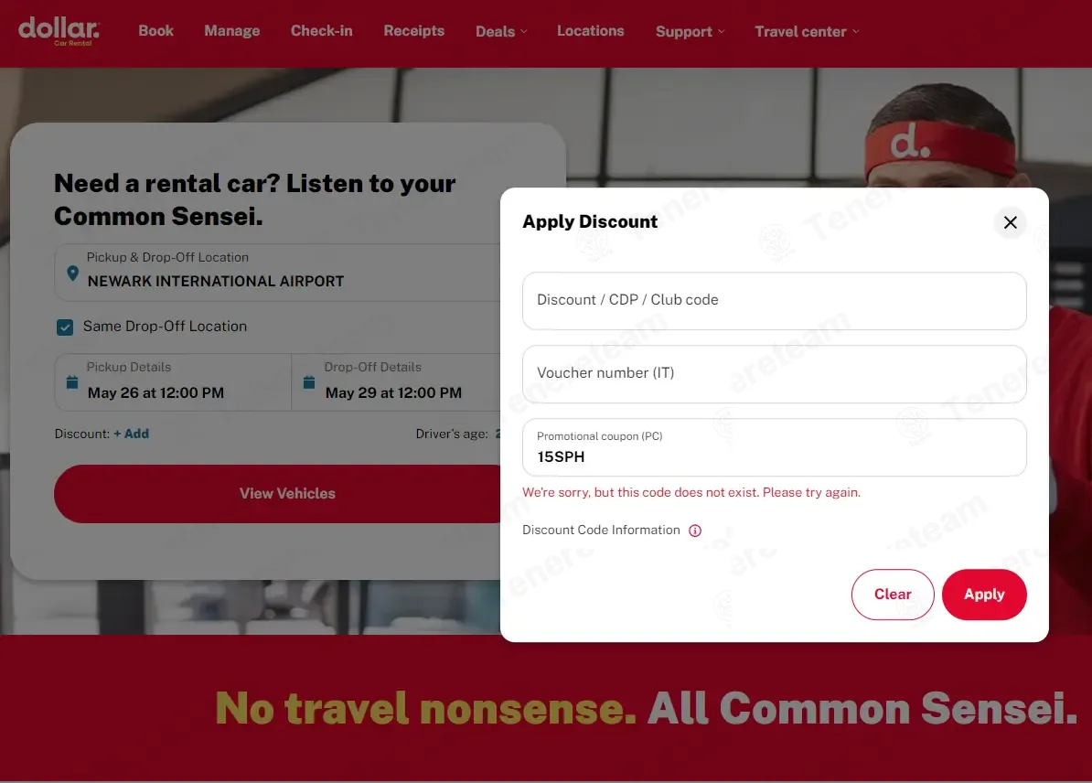 Dollar Rent A Car coupon code: 15% off with 15SPH. Tested and valid as 3 months ago.
