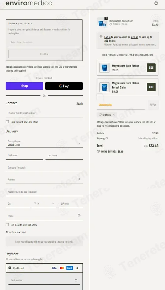 Enviromedica coupon code: 10% off with CHECK10. Tested and valid as 1 week ago.