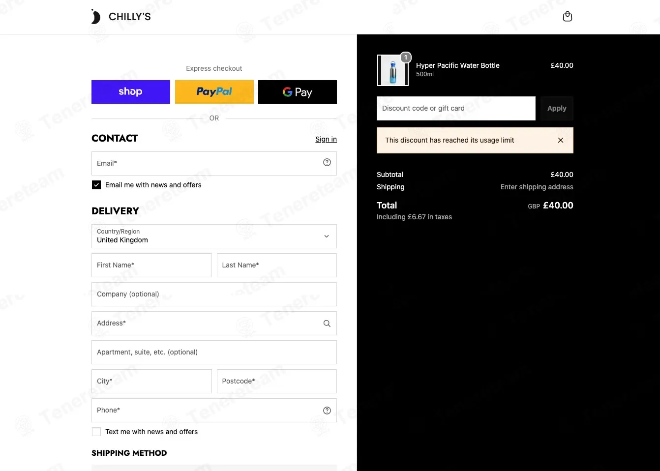 Chilly's coupon code: 10% off with GC-NEODCC. Tested and valid as 3 days ago.