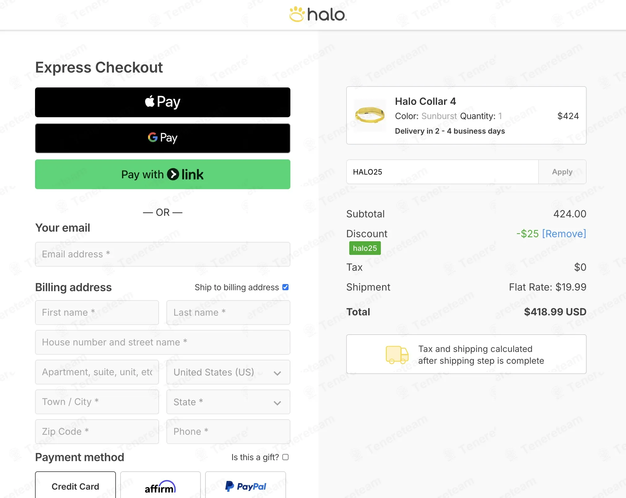 Halo Collar coupon code: $25 off with HALO25. Tested and valid as 2 months ago.
