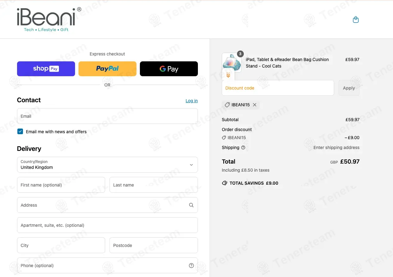 iBeani coupon code: 15% off with IBEANI15. Tested and valid as 1 year ago.