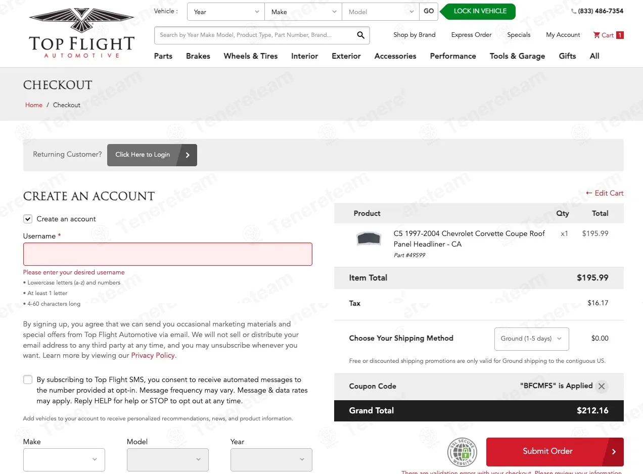 Top Flight Automotive coupon code: Sale off with BFCMFS. Tested and valid as 7 months ago.