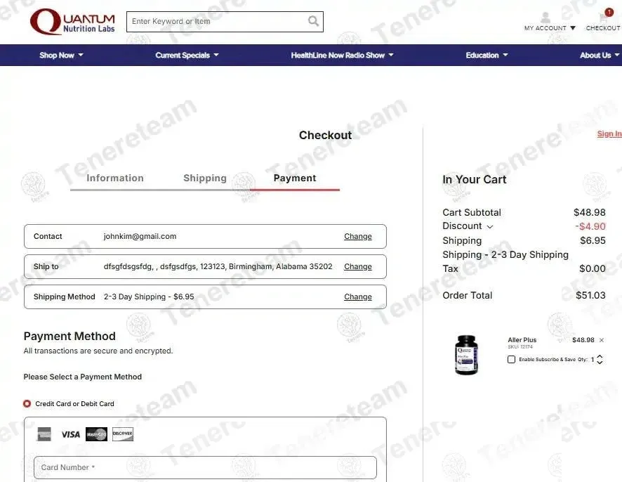 Quantum Nutrition Labs coupon code: 10% off with EXTRA10. Tested and valid as 3 weeks ago.