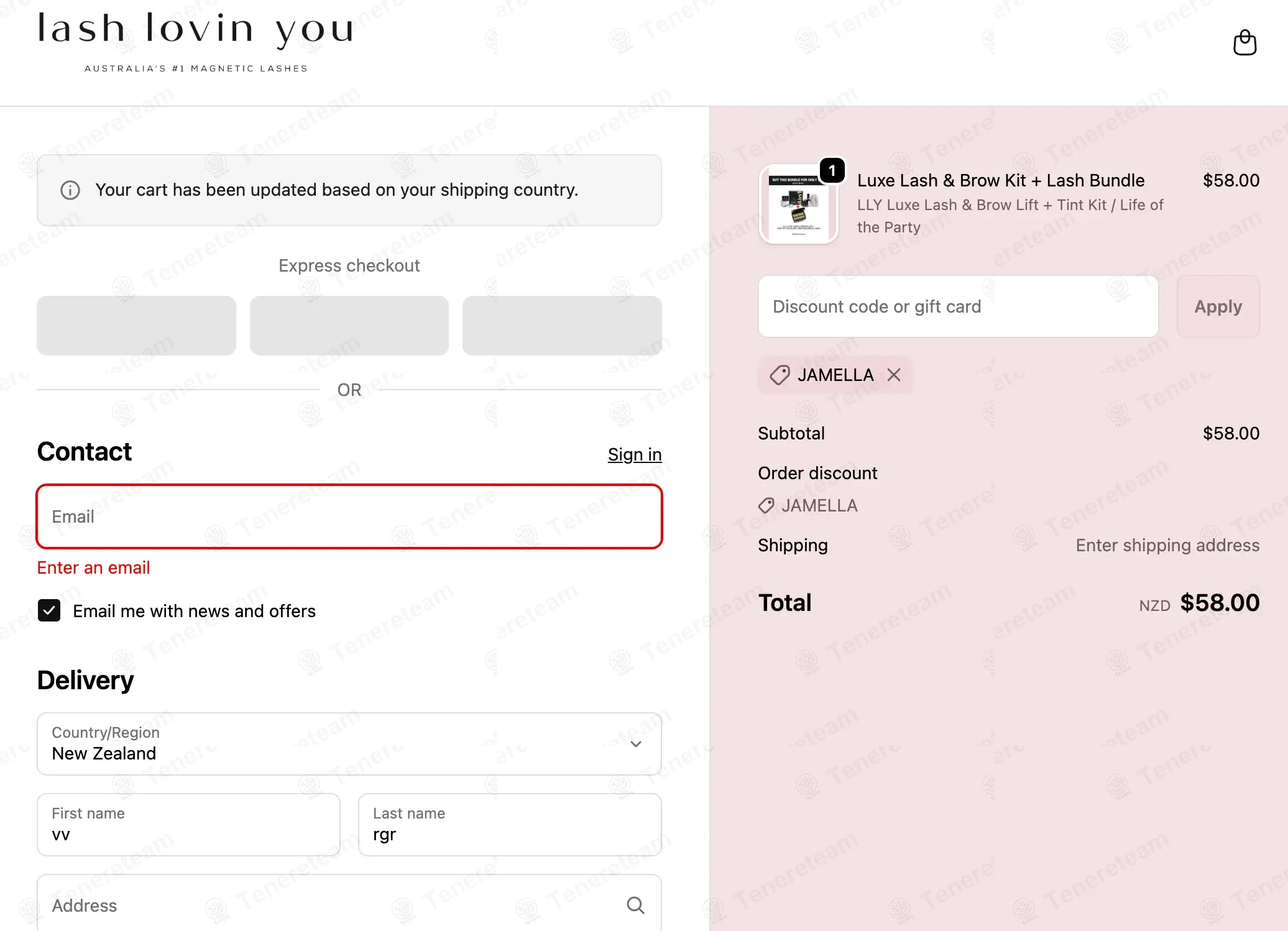 Lash Lovin You coupon code: Sale off with jamella. Tested and valid as 8 months ago.