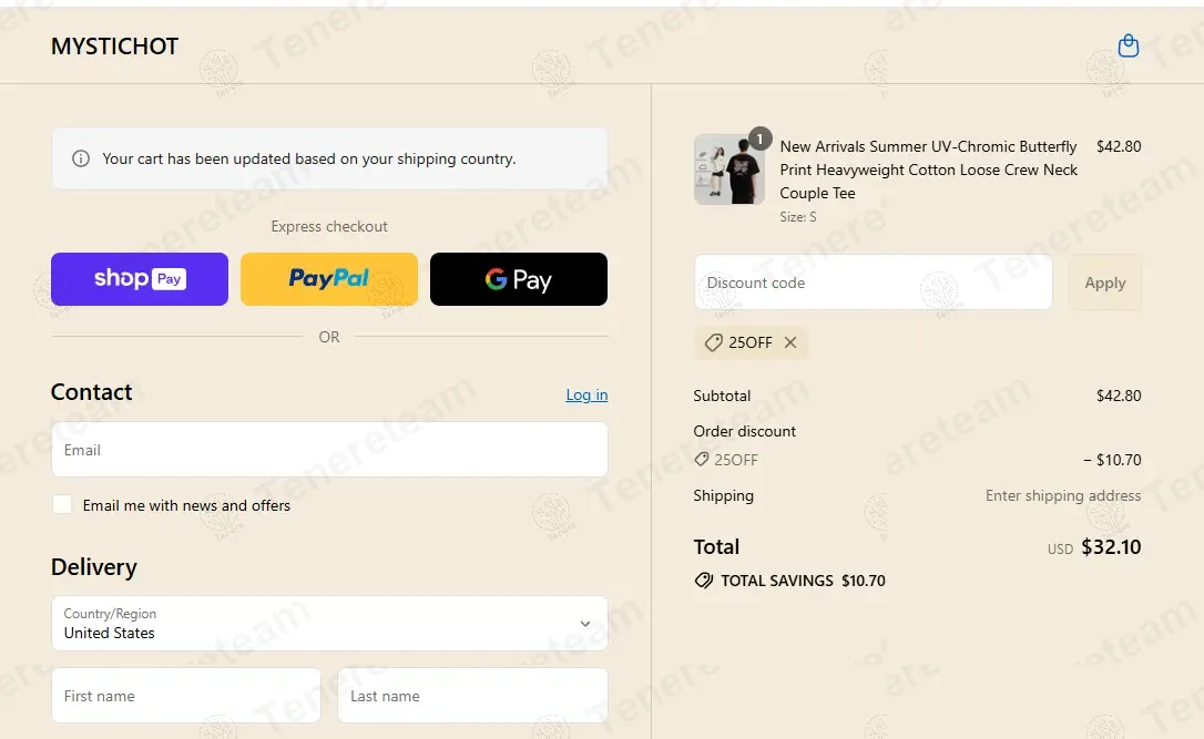 Mystichot coupon code verified as working at checkout